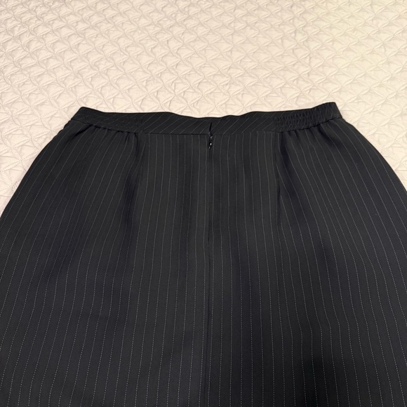 Alfani Black Pinstripe Pencil Skirt - 14w - Picture 8 of 13